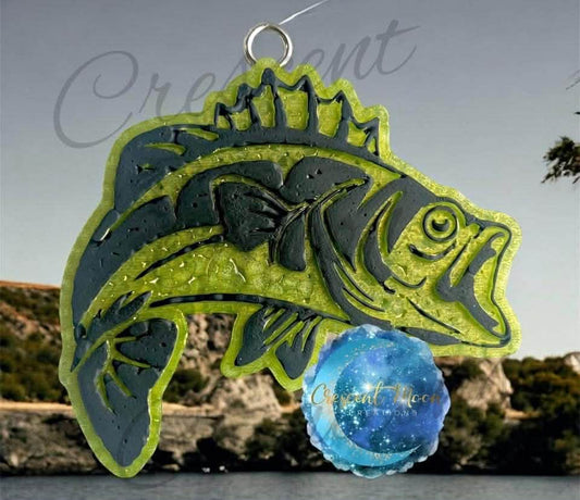 Bass Fish silicone Freshie mold