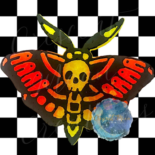 Death Moth Silicone Freshie Mold