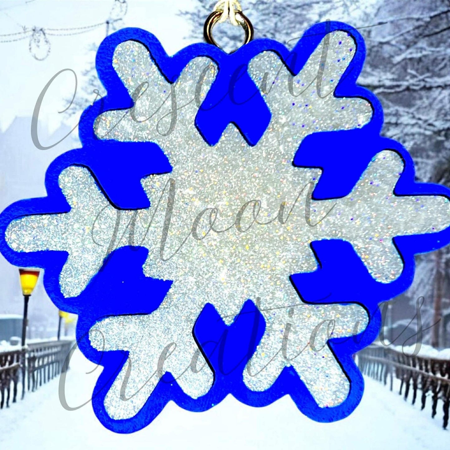 Snowflake Silicone Freshie Mold