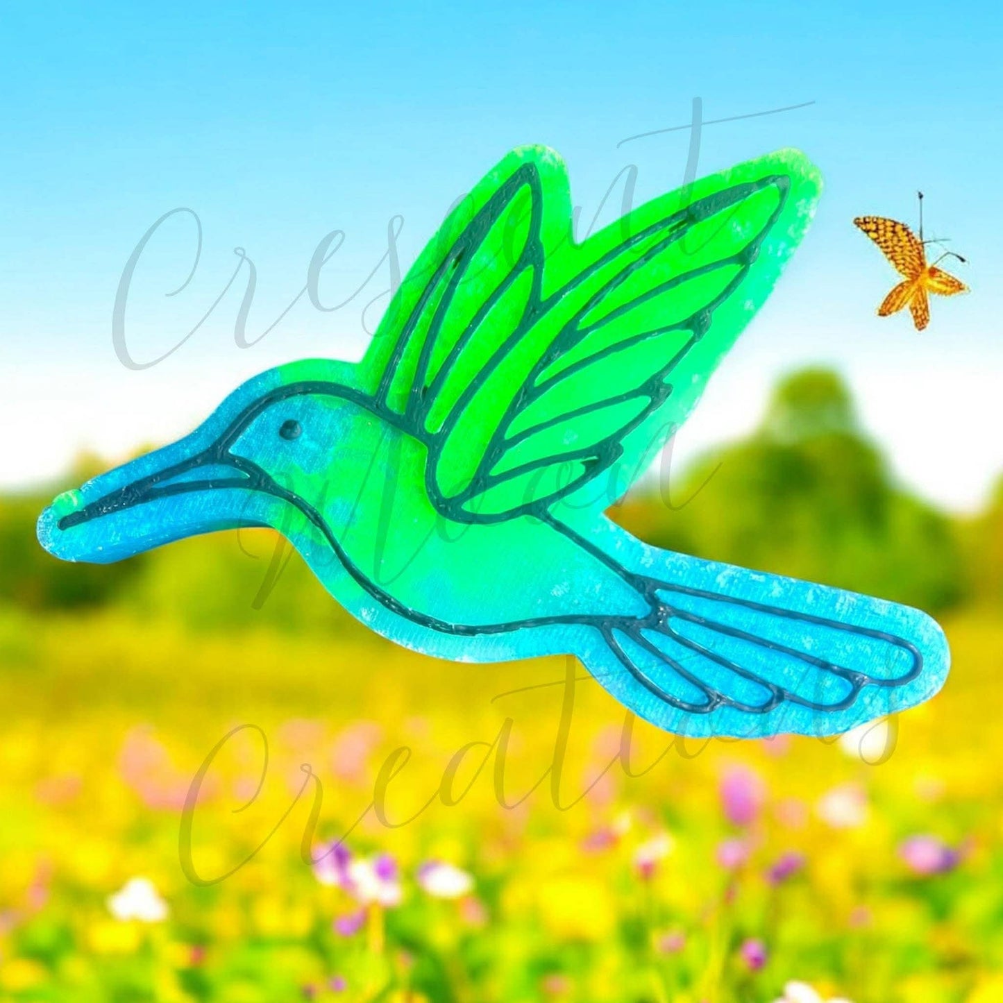Hummingbird silicone Freshie mold