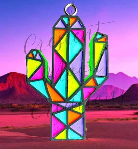 Geometric Cactus silicone Freshie mold