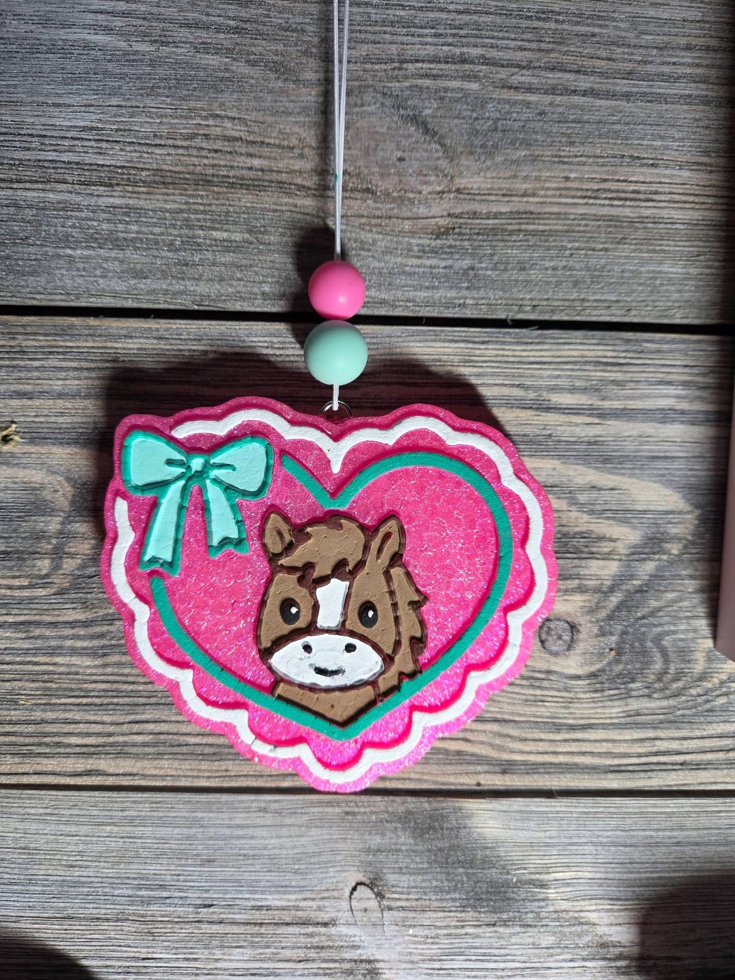 Horse Heart Silicone Freshie Mold