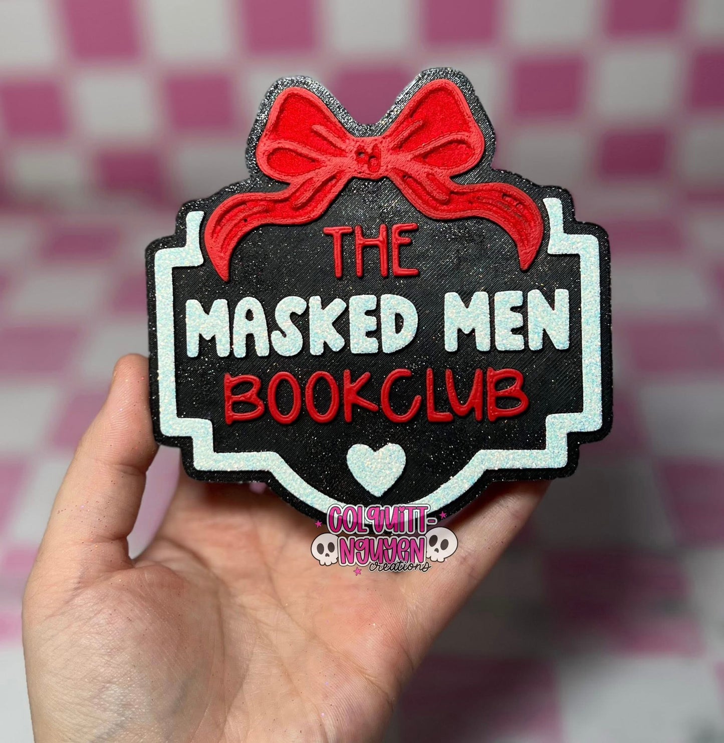 Masked Men Book Club Silicone Freshie Mold