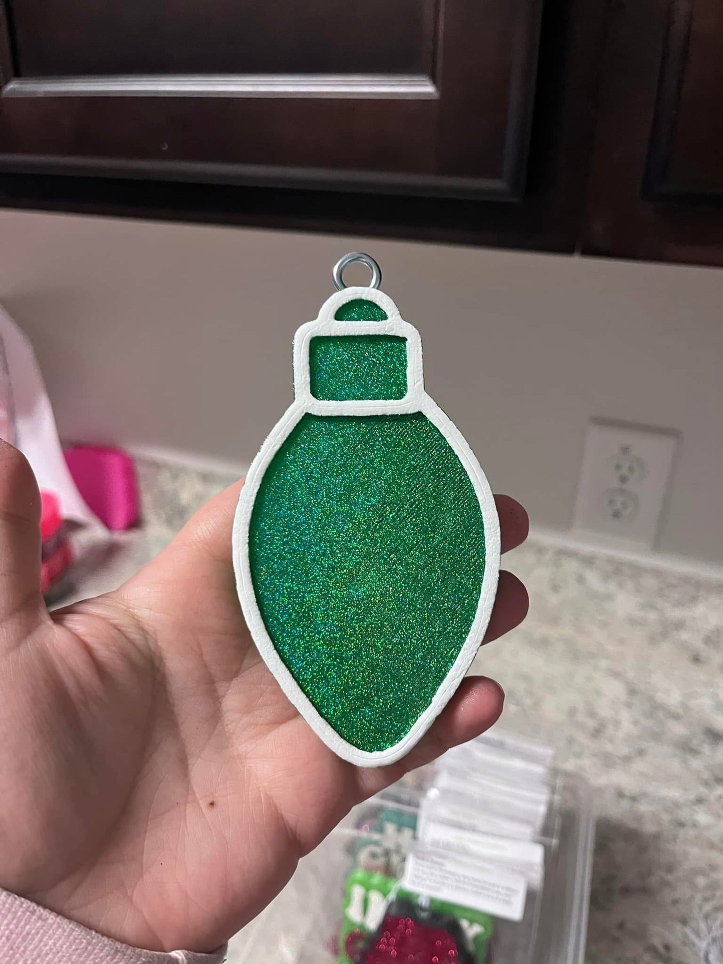 Christmas Bulb Silicone Freshie Mold