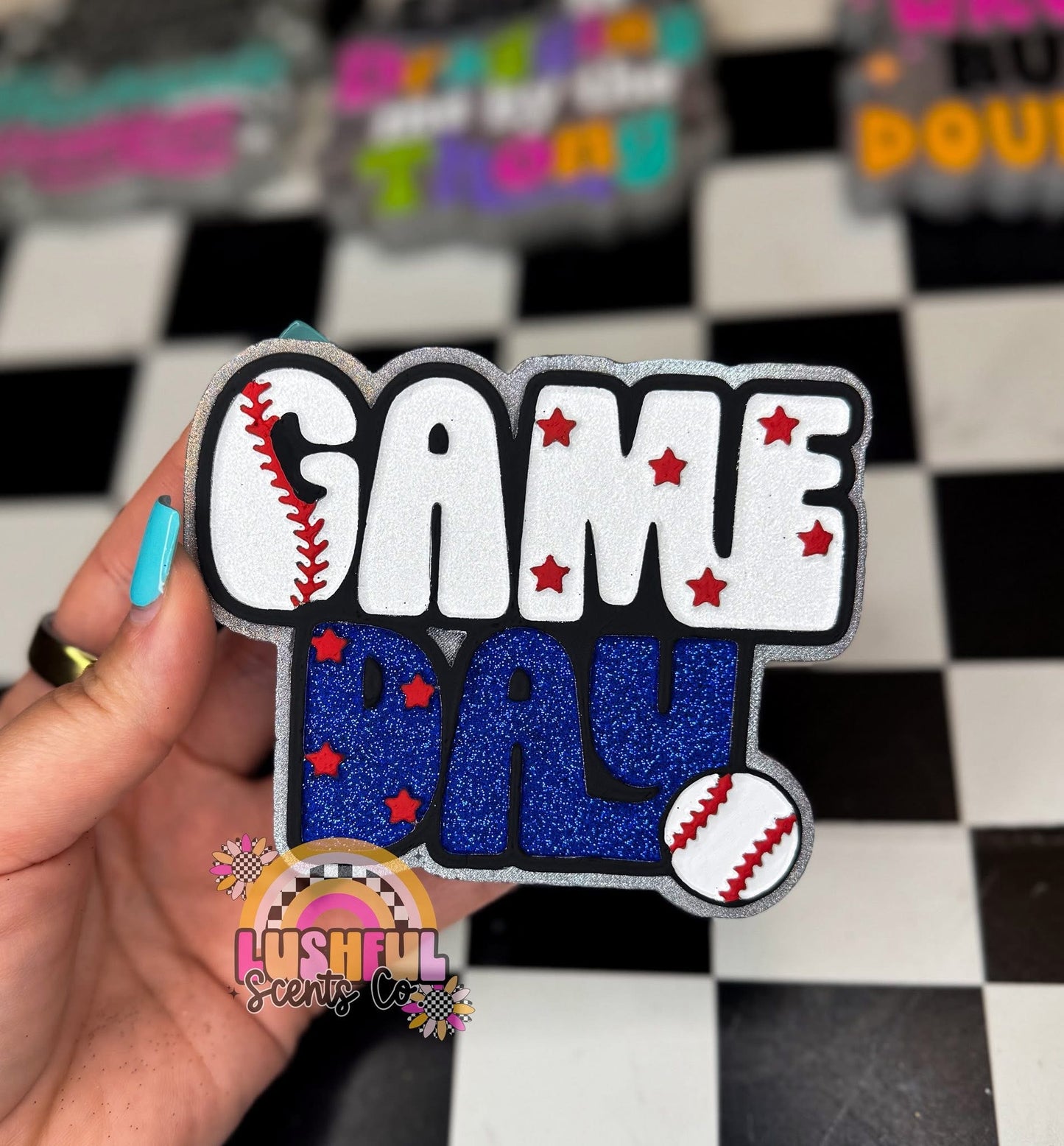 Baseball Gameday Silicone Freshie Mold