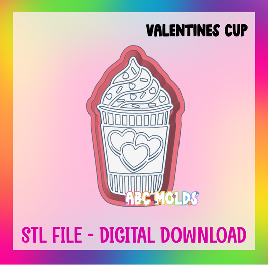 Valentines Cup STL - NON EXCLUSIVE - digital download