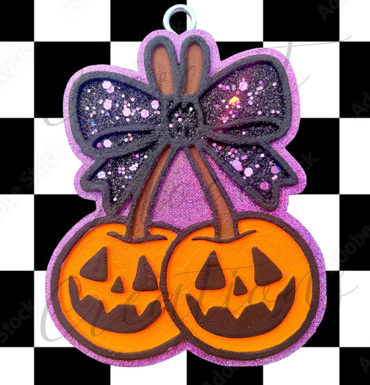 Pumpkin cherries silicone freshie mold