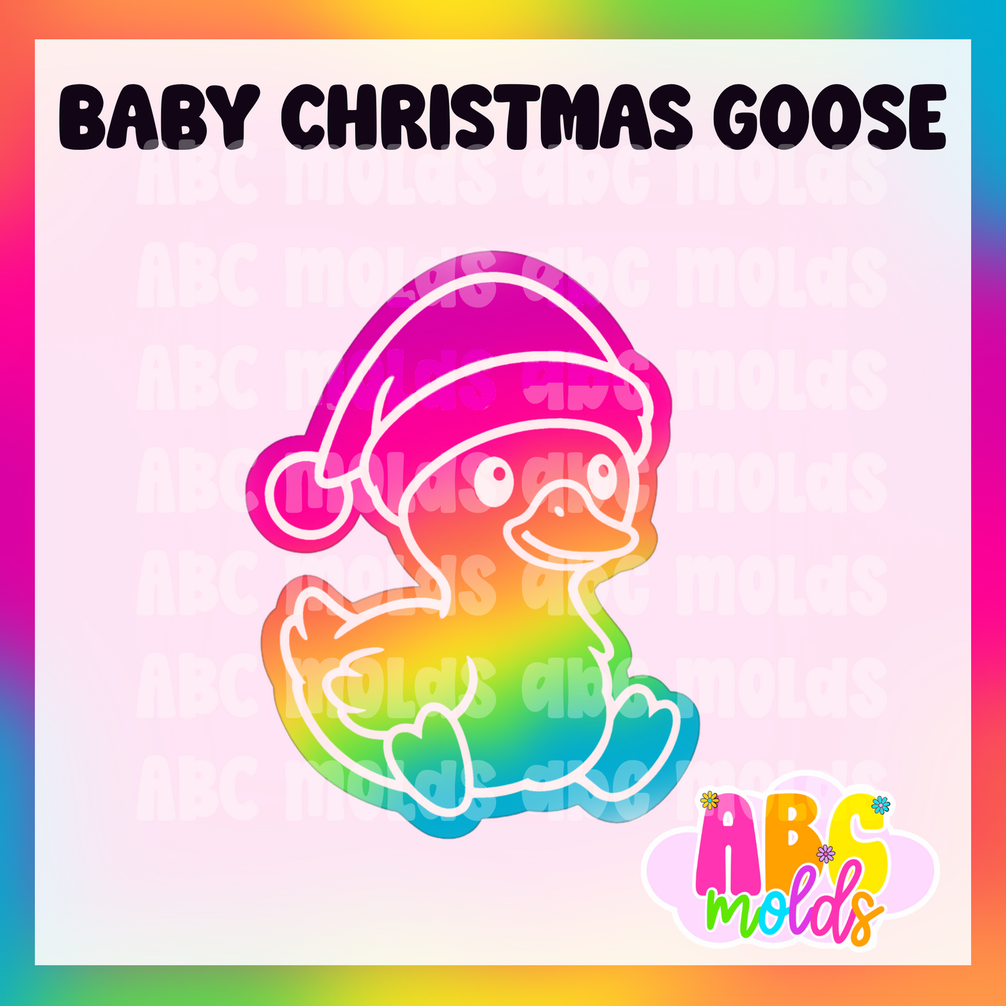 Christmas Baby Goose Silicone Freshie Mold