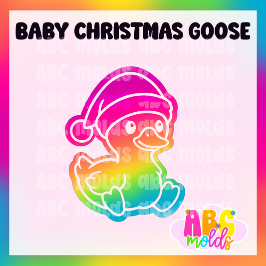 Christmas Baby Goose Silicone Freshie Mold