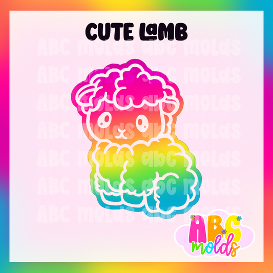 Cute Lamb Silicone Freshie Mold