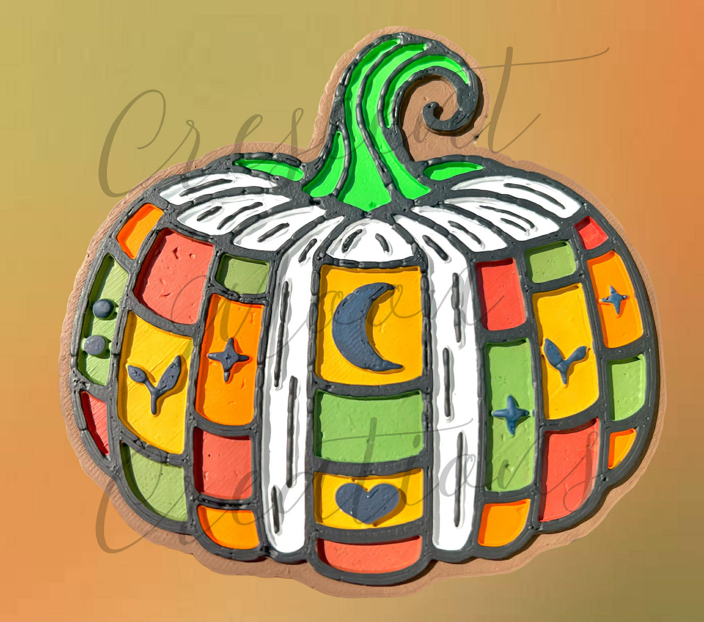 Pumpkin book silicone freshie mold