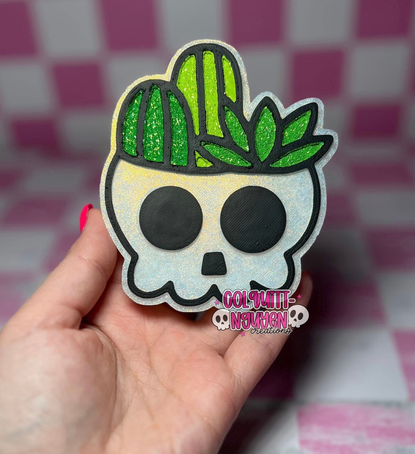 Skull Plant Freshie Freshie Mold