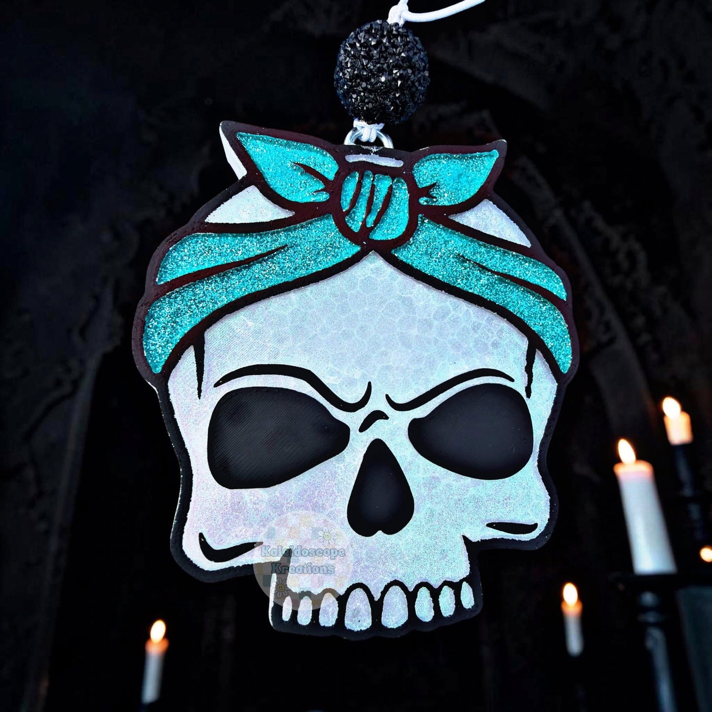Skull with bandanna Freshie Freshie Mold
