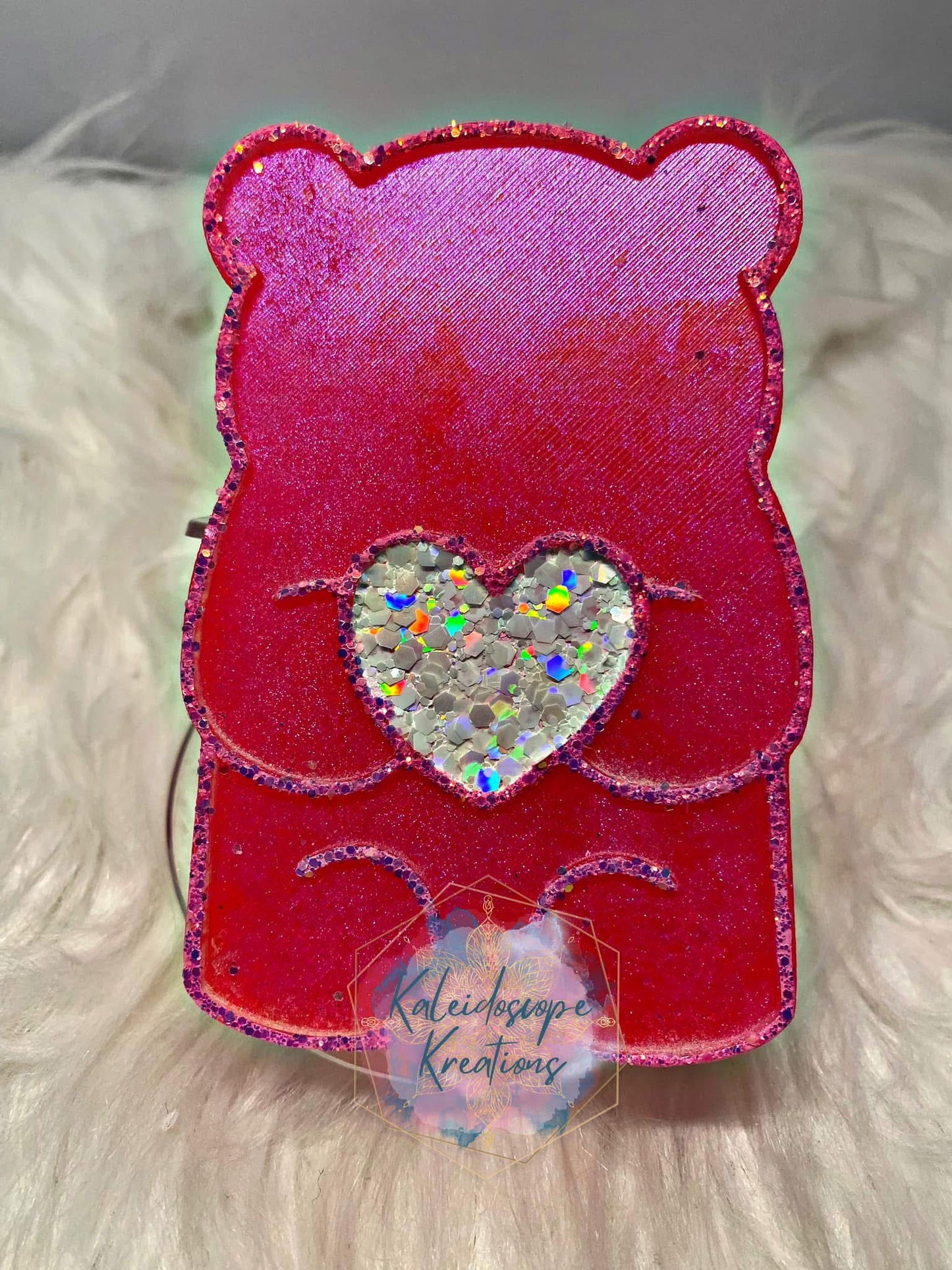 Gummy Bear with Heart Silicone Mold