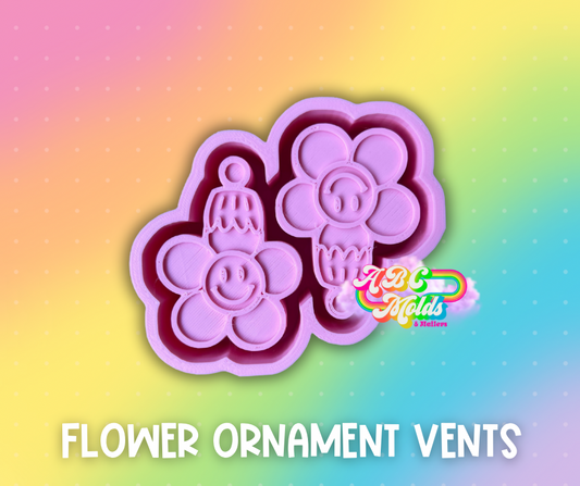 Cute Ornament Vents Silicone Mold