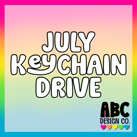 STL - July keychain Drive