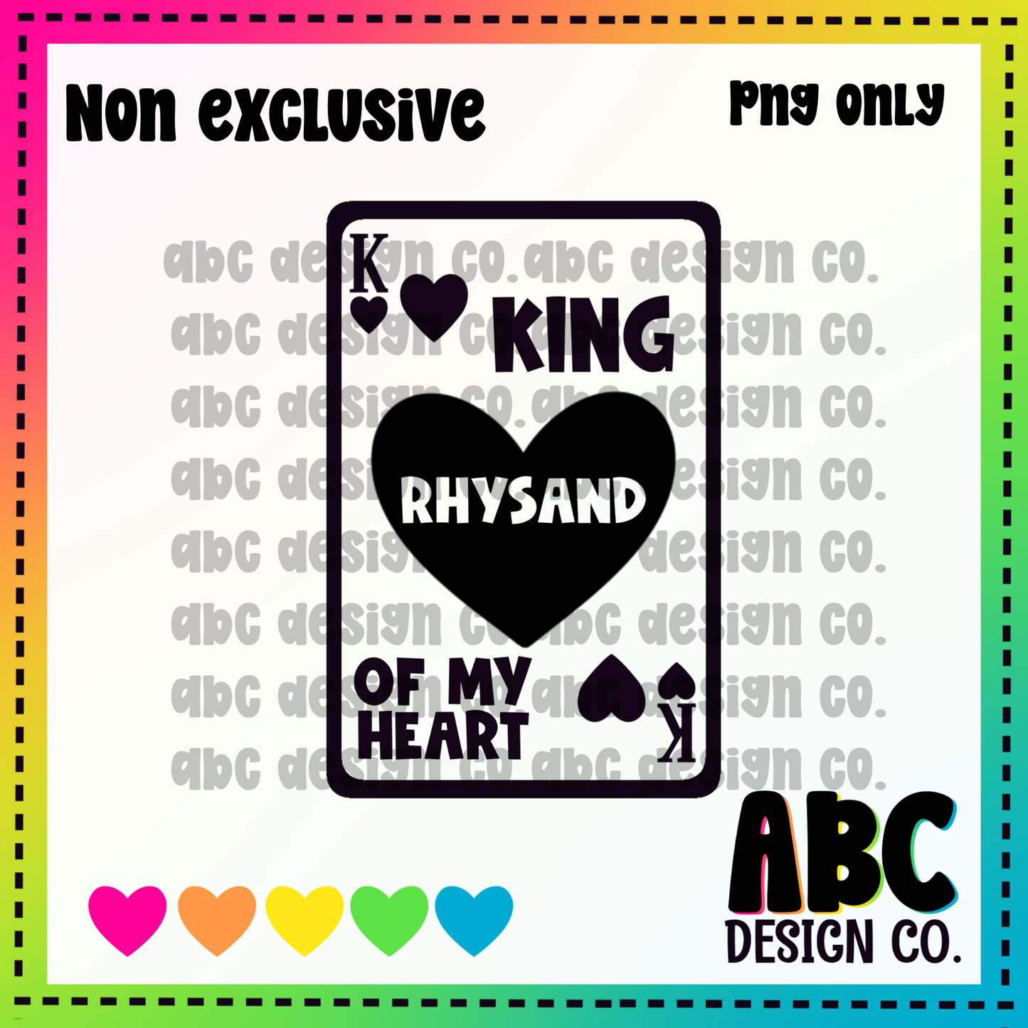 King of my heart - Rhysand - NON Exclusive PNG - digital download