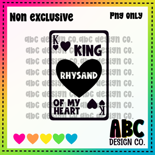 King of my heart - Rhysand - NON Exclusive PNG - digital download