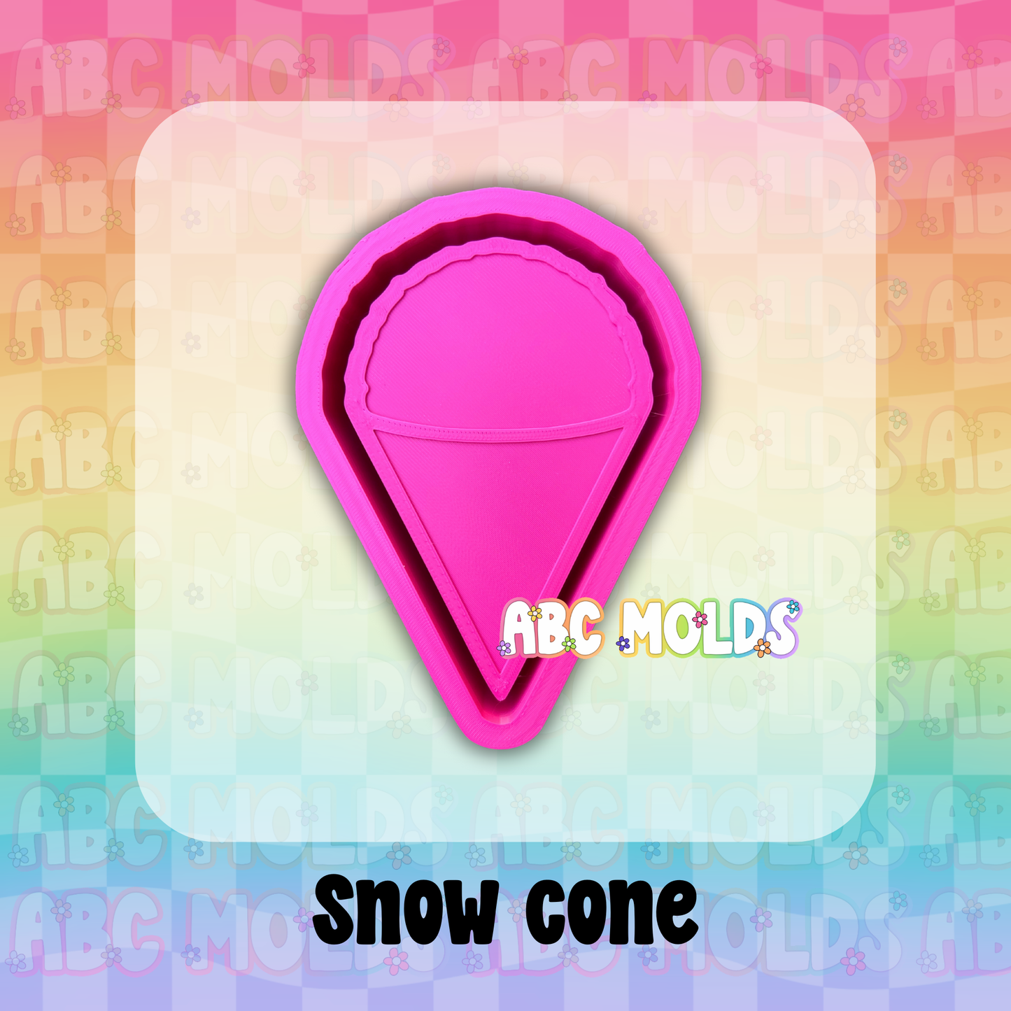Snow Cone Silicone Mold