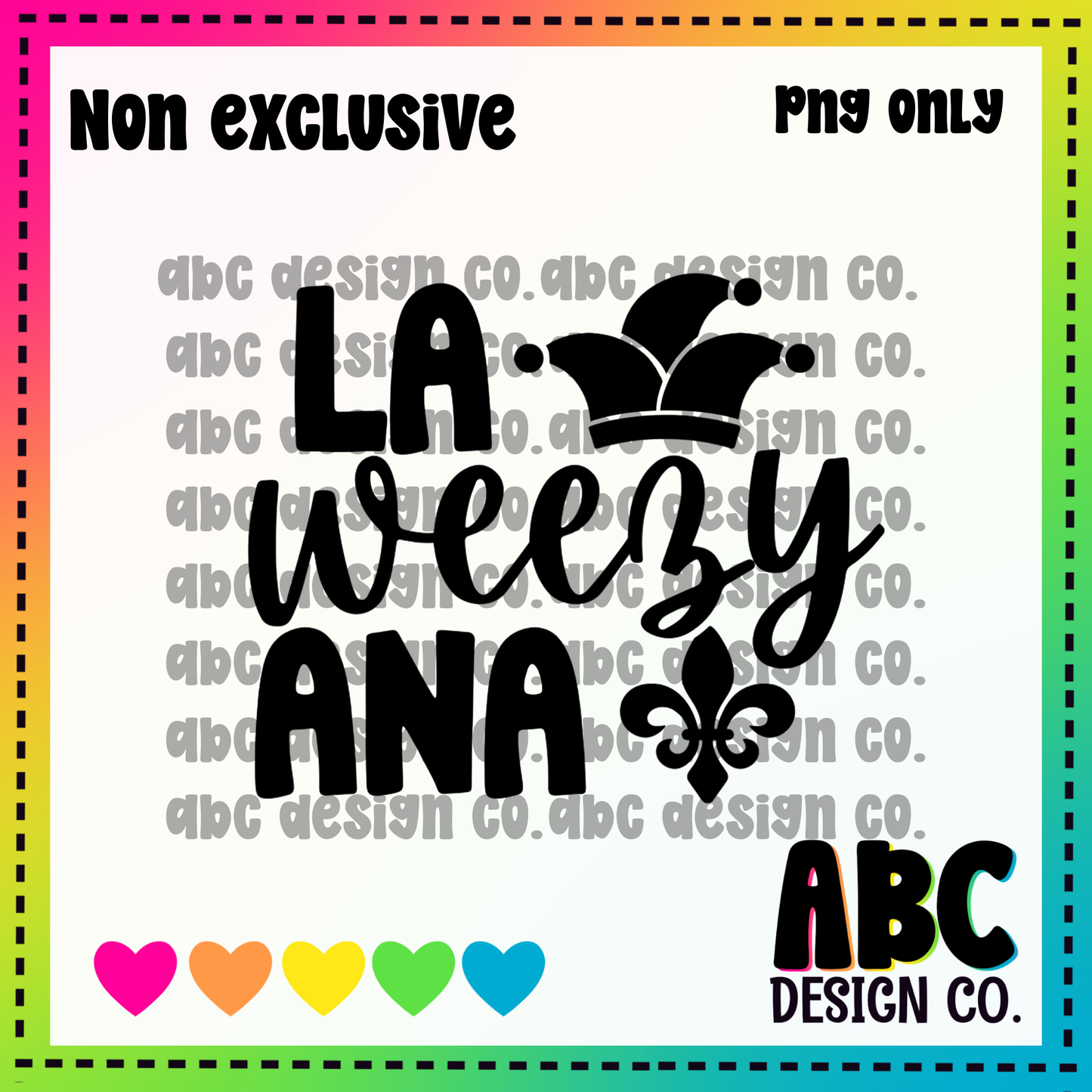 La Weezy Ana PNG - NON Exclusive - digital download