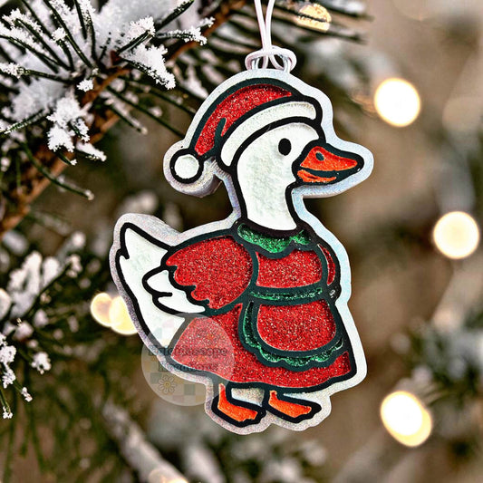 Mrs. Claus Goose Silicone Freshie Mold