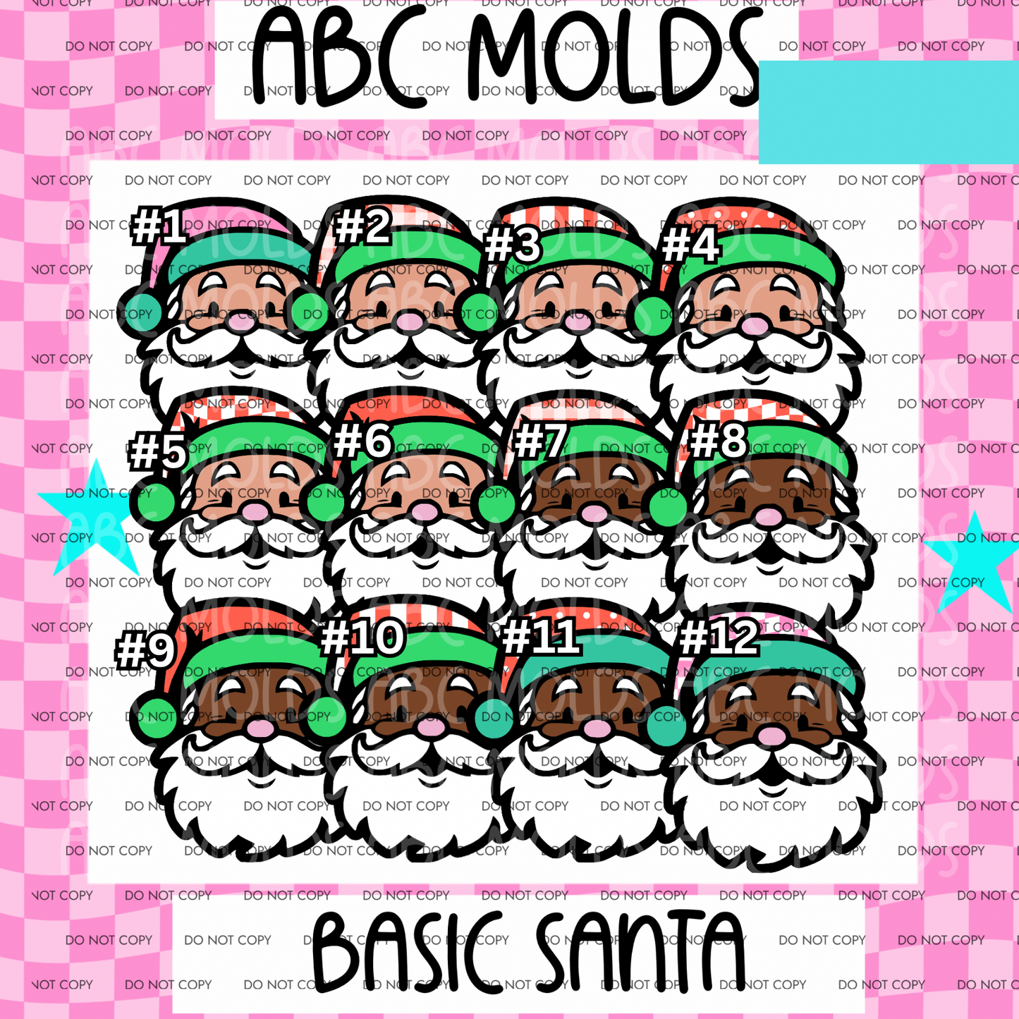 ABC BASIC SANTA CARDSTOCK - sold & shipped by Kalidescope Kreationss