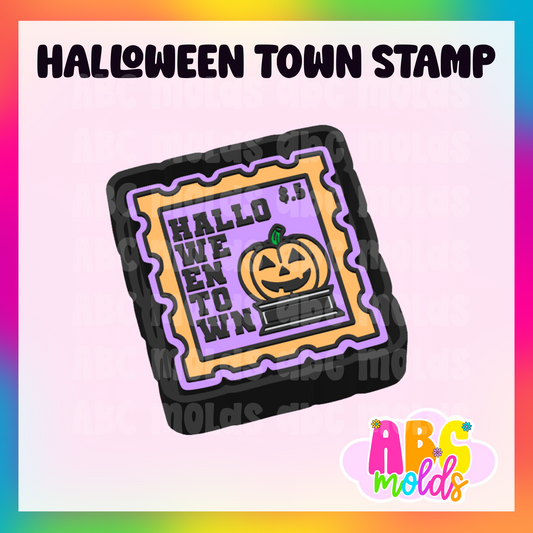 Halloween town Stamp - Silicone Freshie Mold