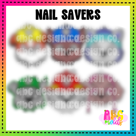 Dog bundle of 6 - Nail Saver - STL & 3mf - Digital Download