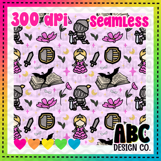 Princess Fantasy inspired Seamless