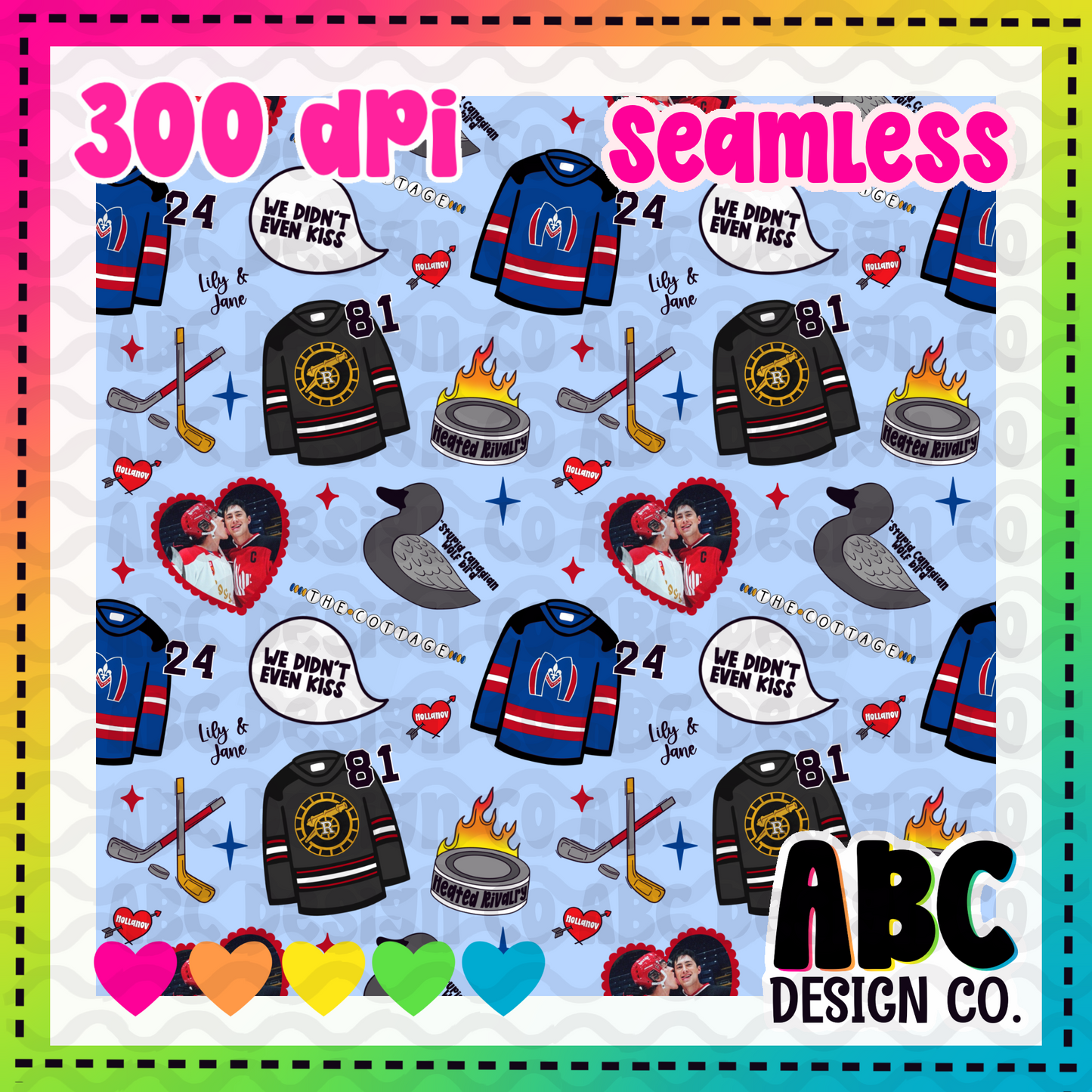 Heated Rivalry version 2 inspired Seamless