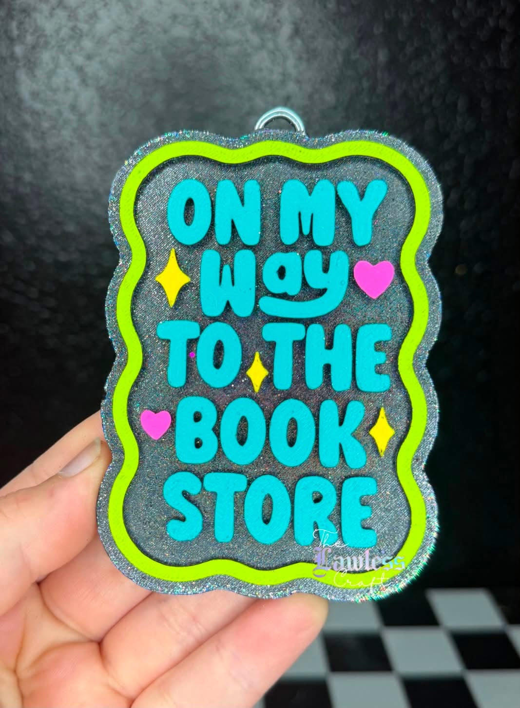On my way to the bookstore Silicone Freshie Mold