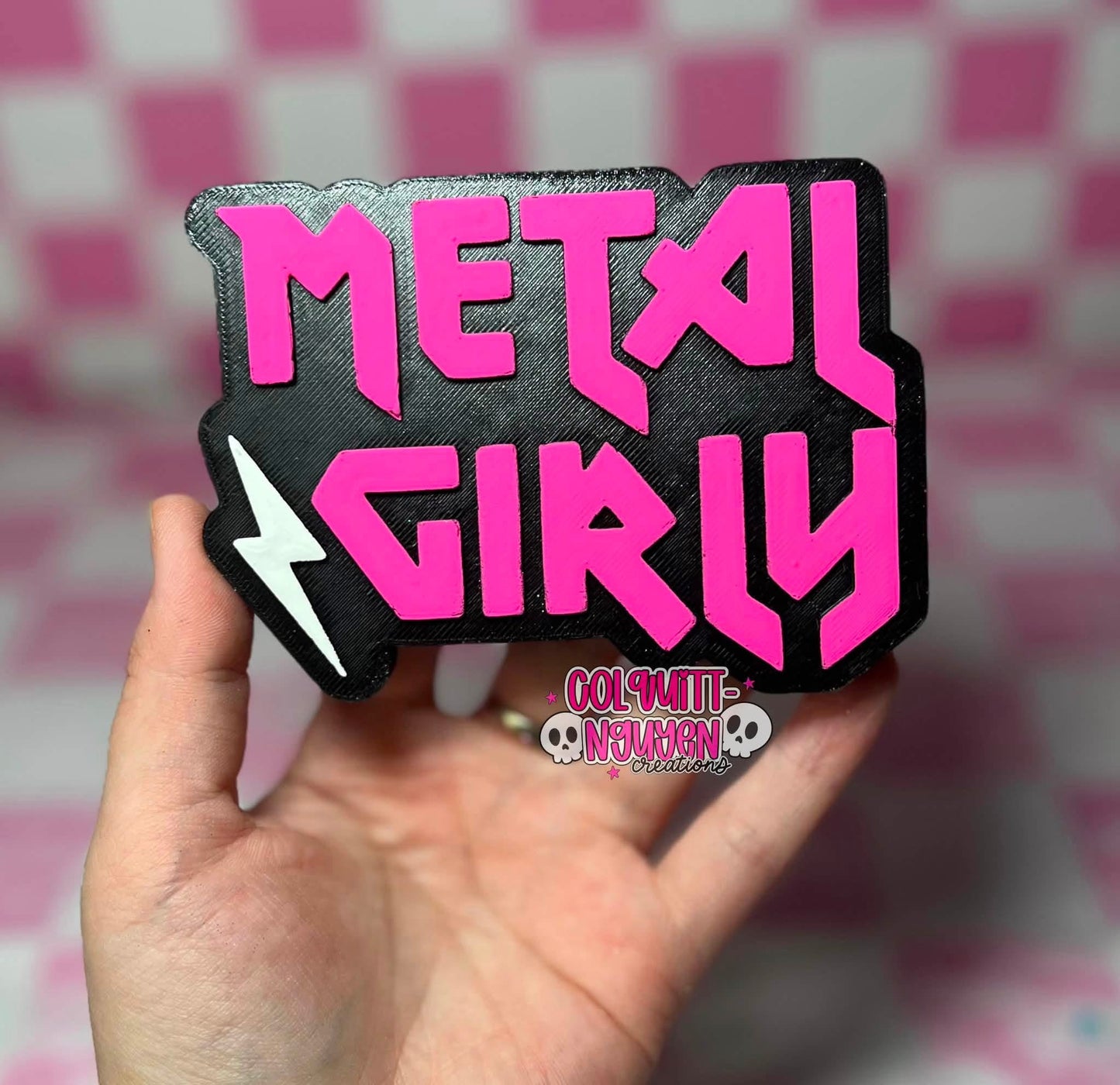 Metal Girly Silicone Freshie Mold