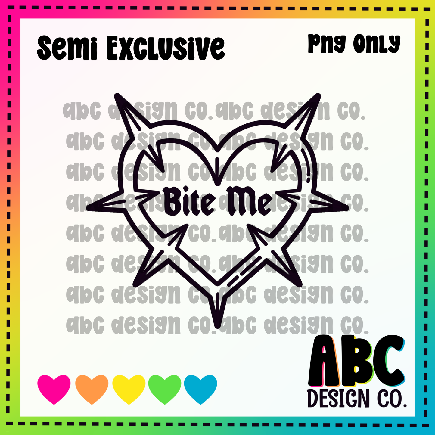 Bite Me PNG ONLY - Semi-Exclusive - digital download