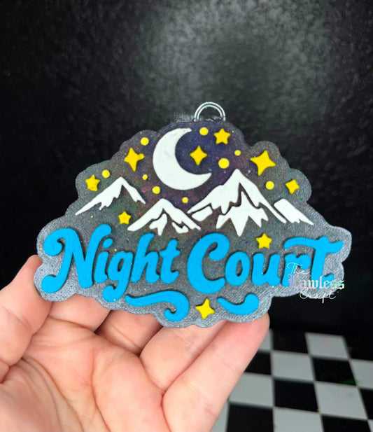 Night court silicone freshie mold