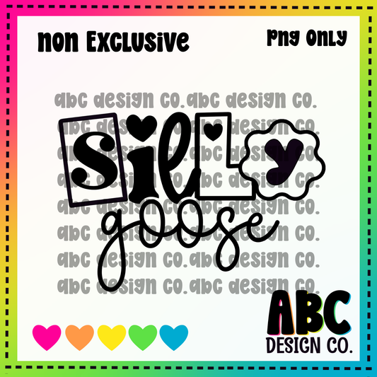 Silly Goose PNG - NON Exclusive - digital download