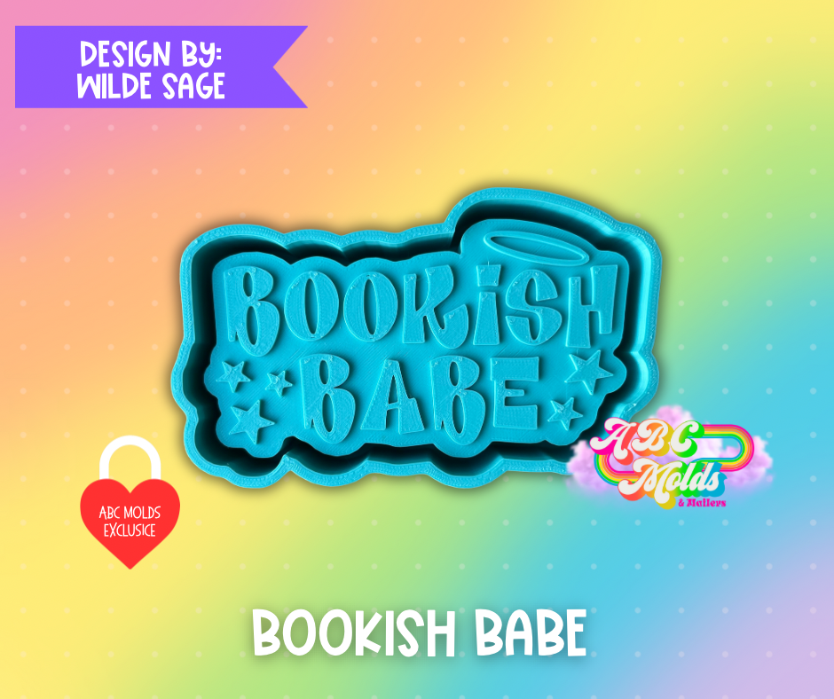 Bookish Babe Silicone Mold