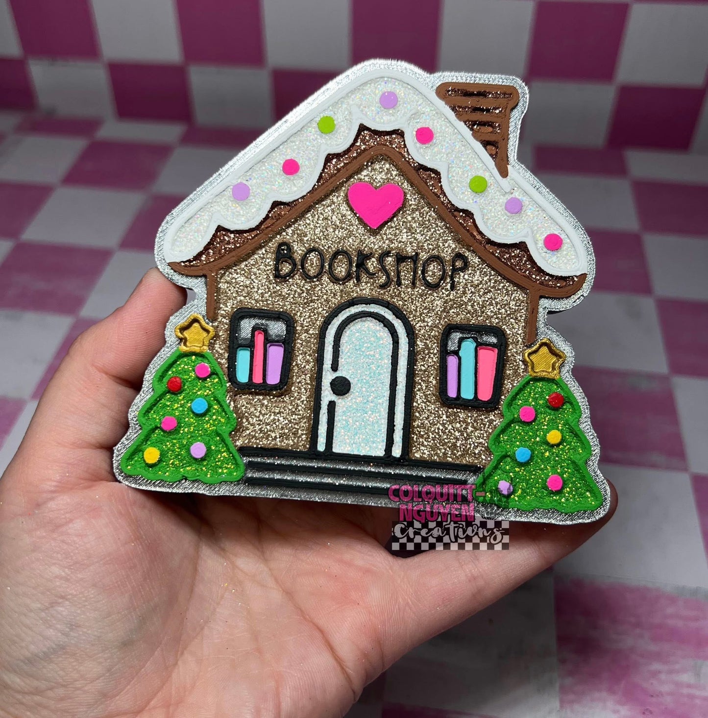 Gingerbread Bookshop Silicone Mold