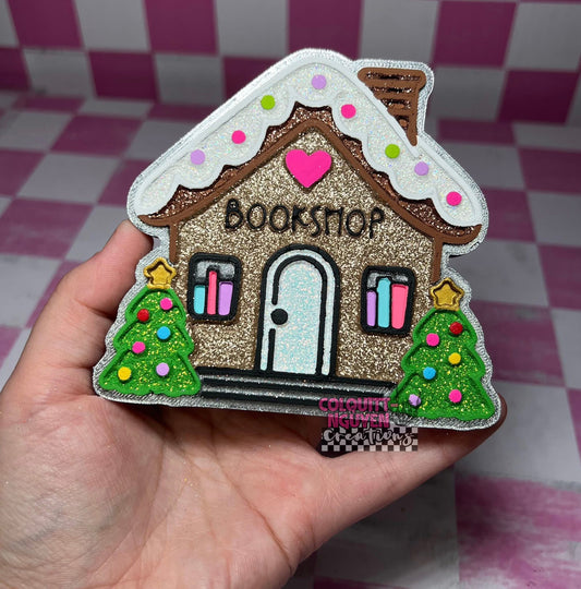 Gingerbread Bookshop Silicone Mold