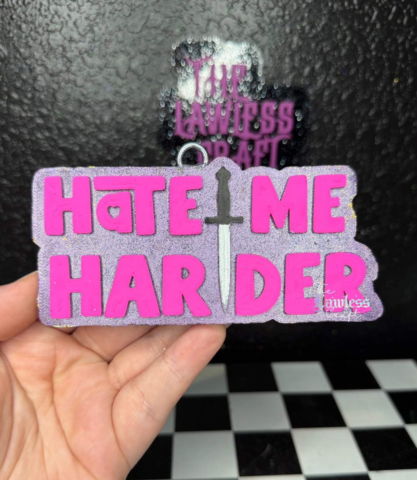 Hate me harder - Silicone Freshie Mold