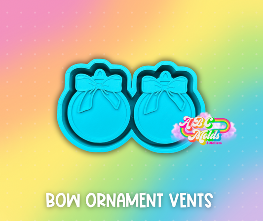 Bow Ornament Vents Silicone Mold
