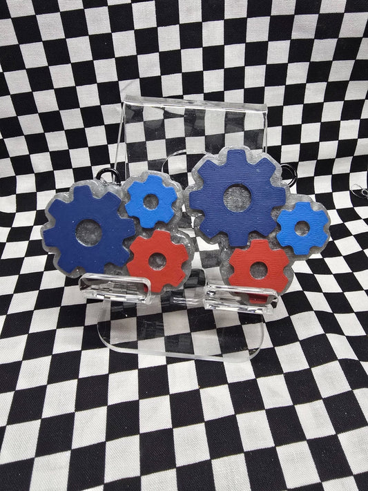 Gears - Vent Size - Silicone Freshie Mold