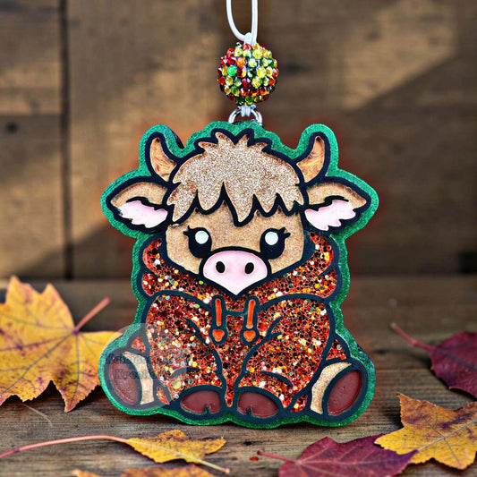 Hoodie Cow - Silicone Freshie Mold