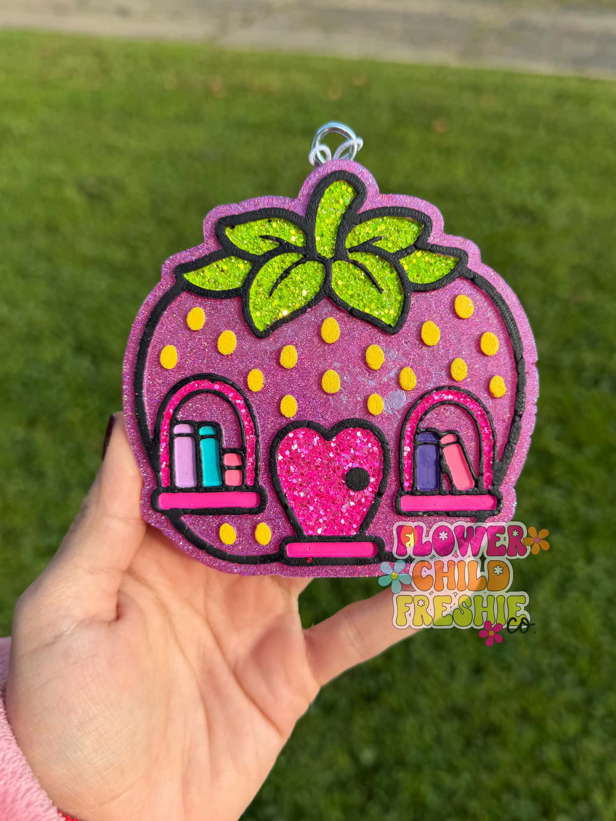 Strawberry bookshop - Silicone Freshie Mold