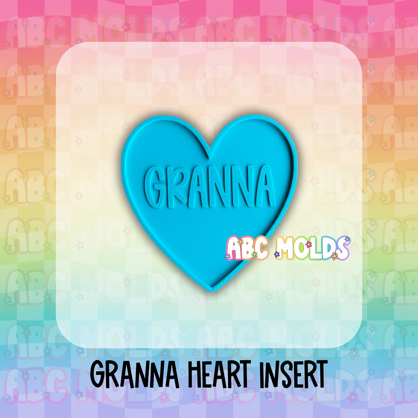 Heart Inserts listing 2 of 2 - silicone mold inserts