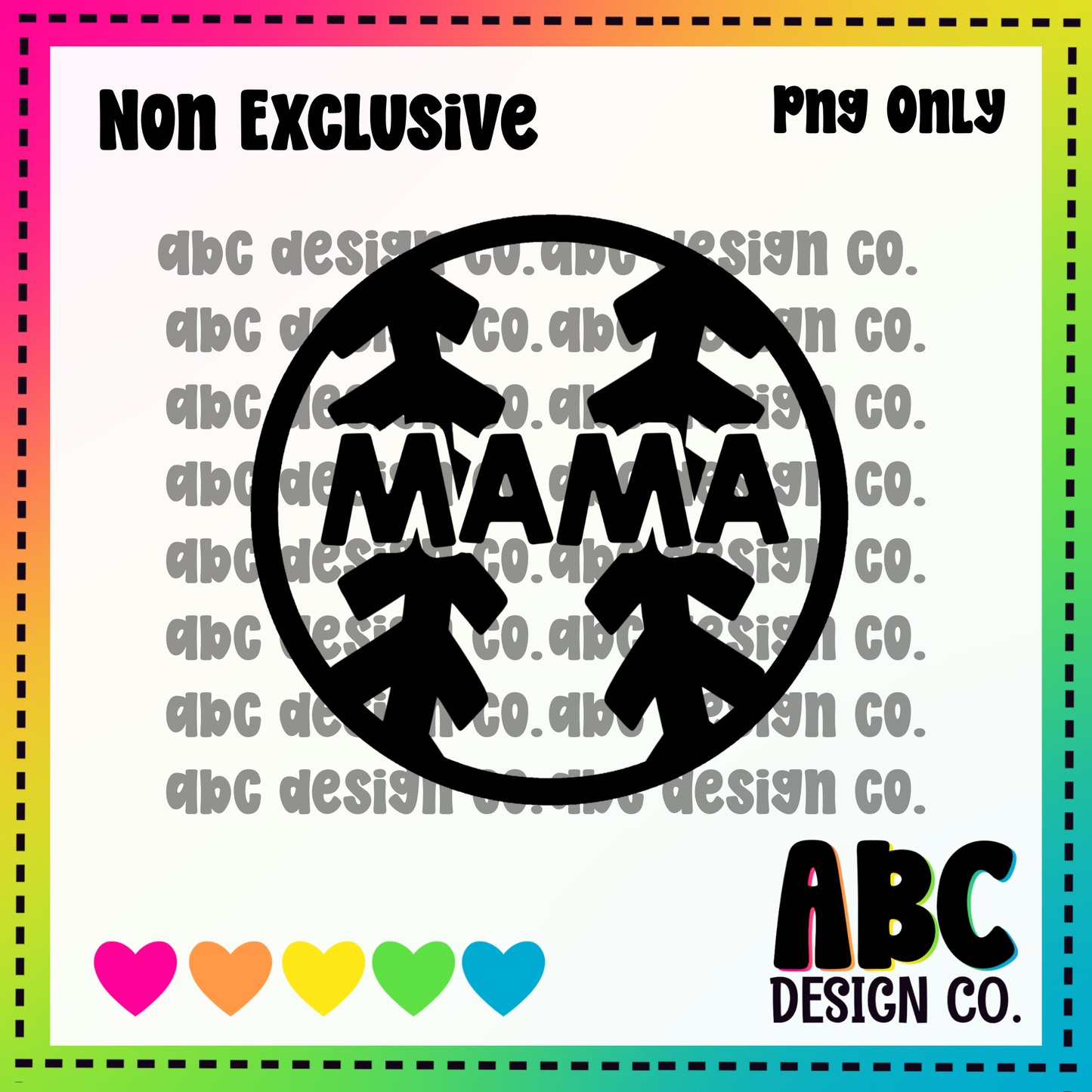 Baseball Mama PNG  - NON Exclusive - digital download