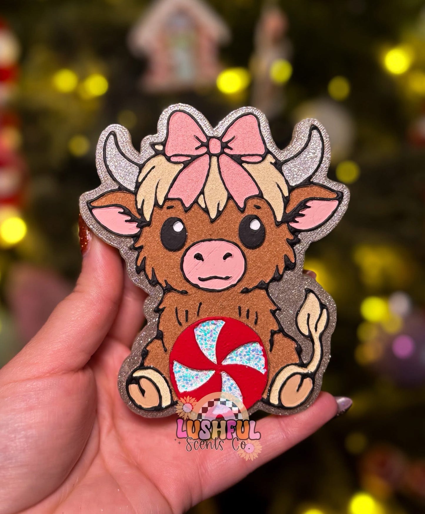 Peppermint Cow Silicone Mold