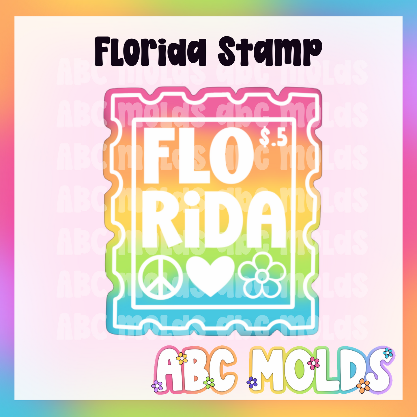 Florida Stamp Silicone Mold