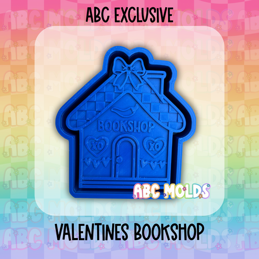 Valentine Bookshop Silicone Mold