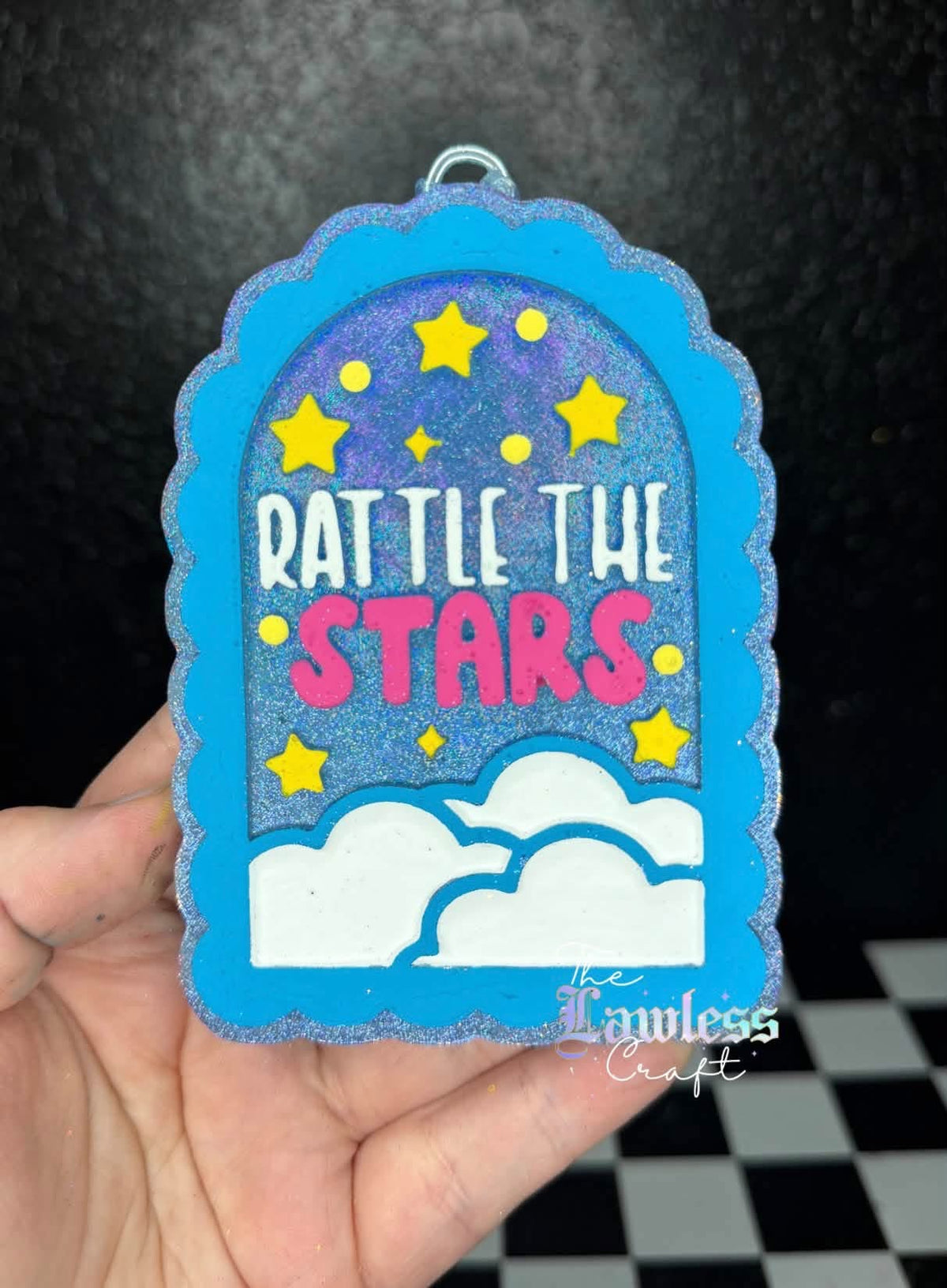 Rattle the stars silicone freshie mold