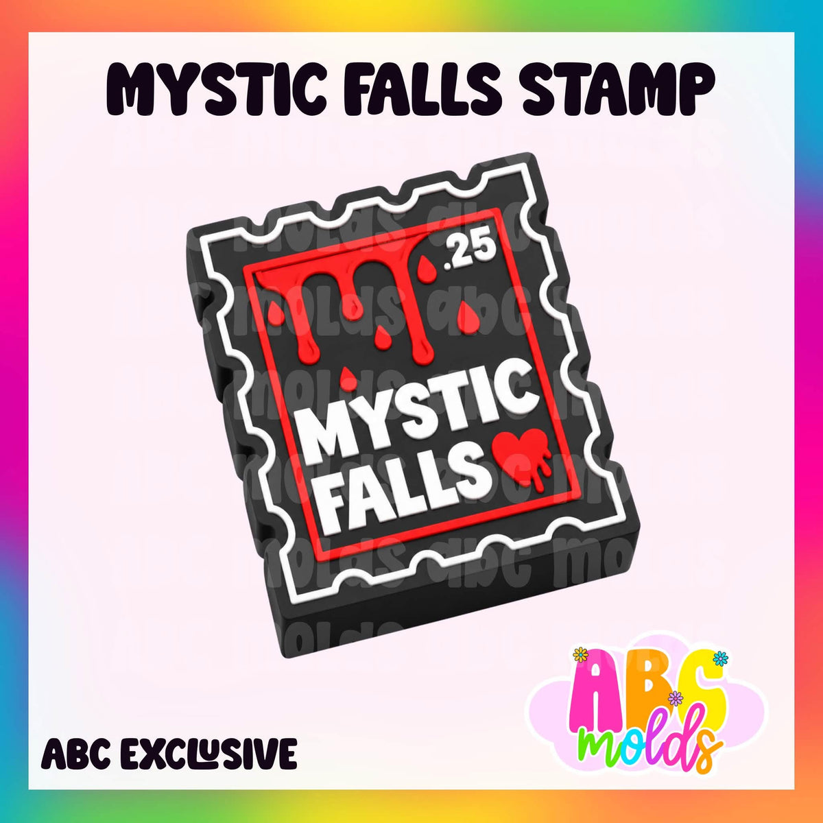 Mystic Falls Stamp - Silicone Freshie Mold